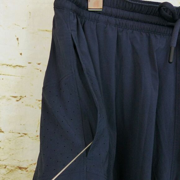 Wilson Athletic Shorts Women M Navy Blue Flowy 2 in 1 Liner Running Tennis Gym - Picture 3 of 14